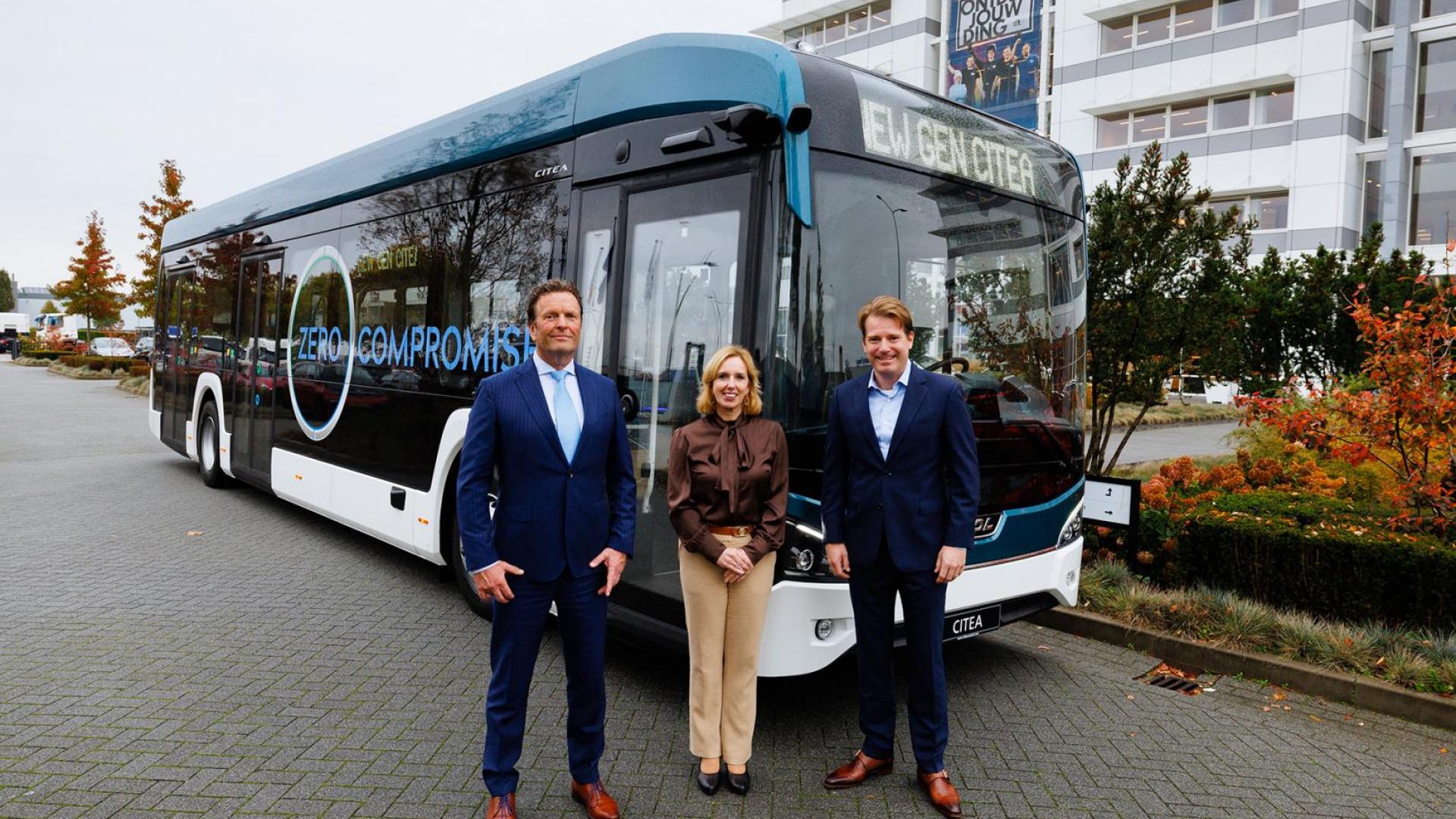 Further greening of public transport by province of North Brabant and Arriva with 64 new-generation VDL Citeas